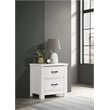 Lilola Home Cassini 2-Drawer Engineered Wood Nightstand in White