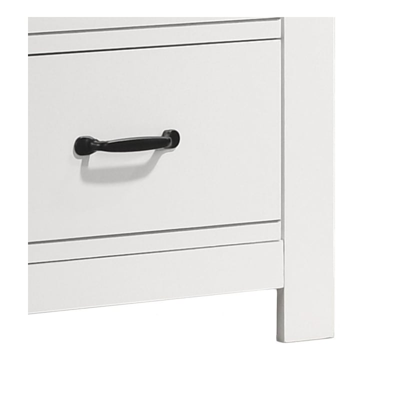 Lilola Home Cassini 2-Drawer Engineered Wood Nightstand in White