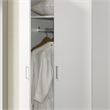 Michael White Engineered Wood Double Door Wardrobe Cabinet Armoire