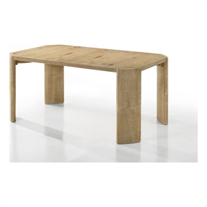 Magnus Oak Finish Wood 84&quot Extendable Rectangular Dining Table