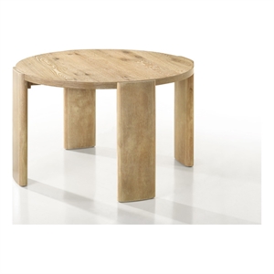 Bowen Oak Finish Wood  47&quot Round Dining Table