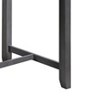 Graham Gray Finish Counter Height Dining Table USB Charging Ports and Shelves