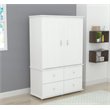 Inval Washed Oak TV Armoire