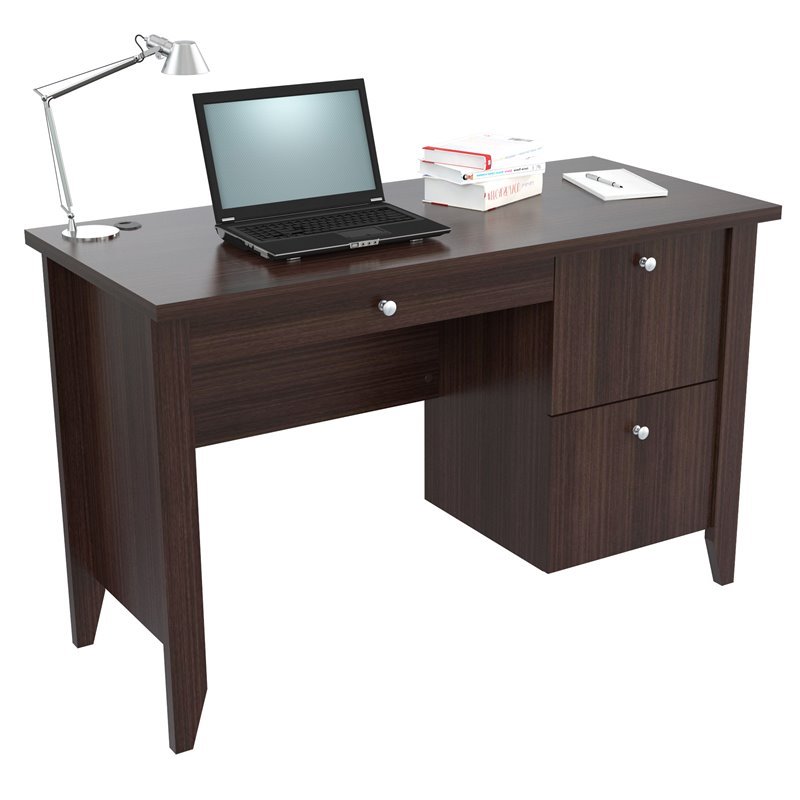 Inval Bradford Espresso Writing Desk Cymax Business
