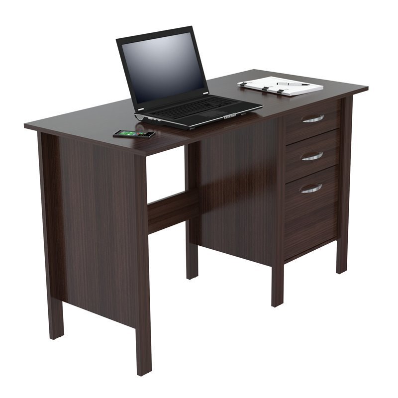 Inval Espresso Writing Desk with Three Drawers ES7103