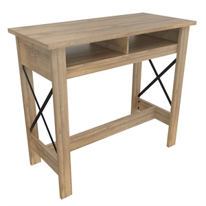 inval pub table or home office desk in light brown