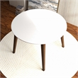 Candida Modern Style Solid Wood Walnut/White Top 43.3