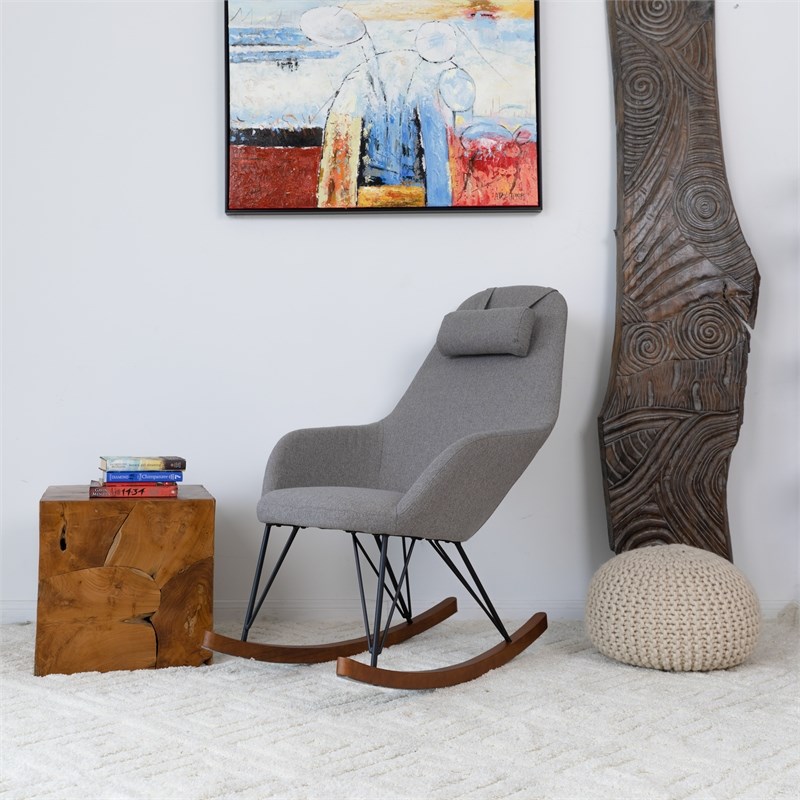 Mid century modern glider best sale