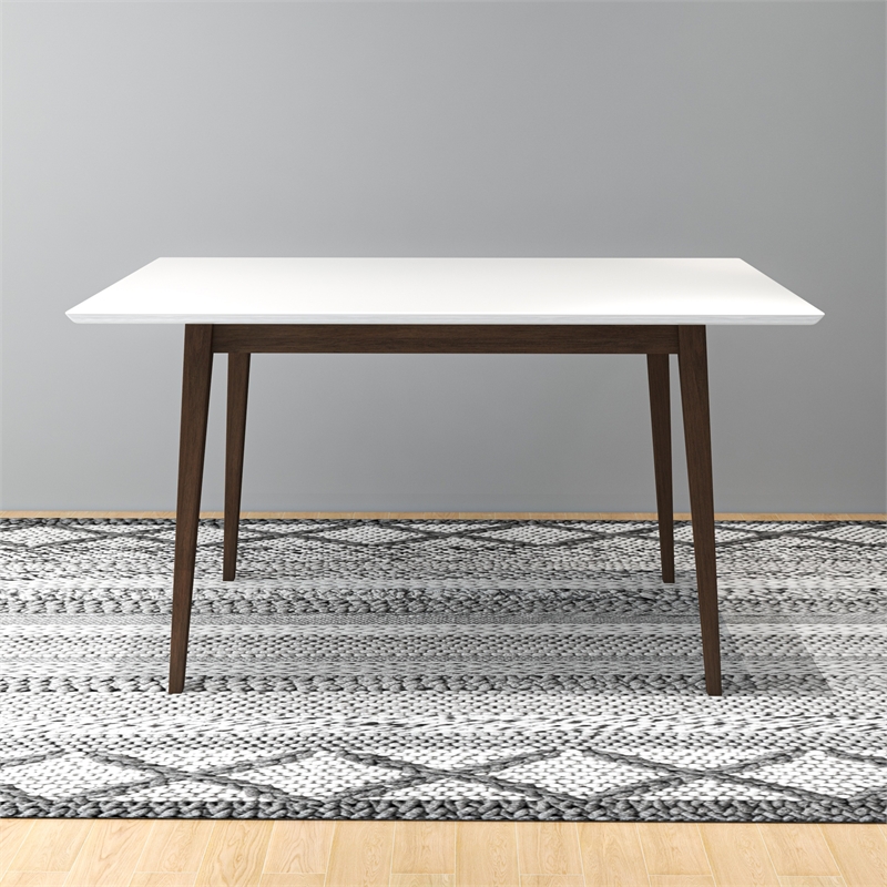 Alpella Modern Style Solid Wood Walnut/White Top 47