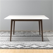 Alpella Modern Style Solid Wood Walnut/White Top 47