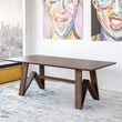 Winry Mid Century Modern Style Solid Wood Walnut 78