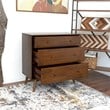 Francesca Bedroom Furniture 3 Drawers Tall Walnut Dressers and Closet Organizer