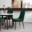 Jameson Modern Solid Wood Walnut Dining Room & Kitchen Table and Chair Set of 4