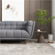 Alosio Grey Fabric Modern Living Room Corner Sectional Sofa