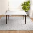 Mel Modern Style Solid Wood Walnut/White Top Rectangular 59