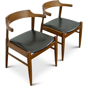buford mid-century modern dining chair (set of 2)