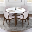 Holden Modern Solid Wood Dining Table and 4 Chair Set