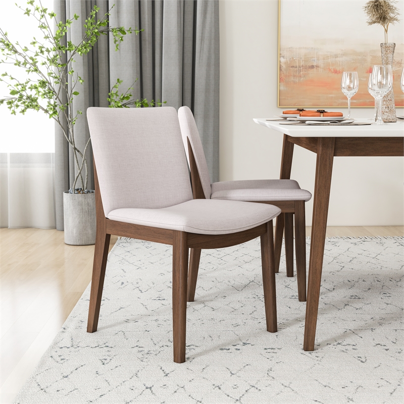 Delaney Mid Century Modern 5 Piece Dining Room Set