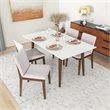 Delaney Mid Century Modern 5 Piece Dining Room Set