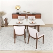 Delaney Mid Century Modern 5 Piece Dining Room Set
