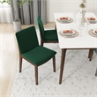 Lisette Modern Solid Wood Walnut Dining Room & Kitchen Table and Chair Set of 4