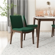 Lisette Modern Solid Wood Walnut Dining Room & Kitchen Table and Chair Set of 4