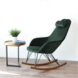 Jayce Modern Indoor Livingroom Velvet Rocking Accent Chair in Green
