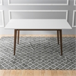 Imani Modern Style Solid Wood Walnut/White Top 63
