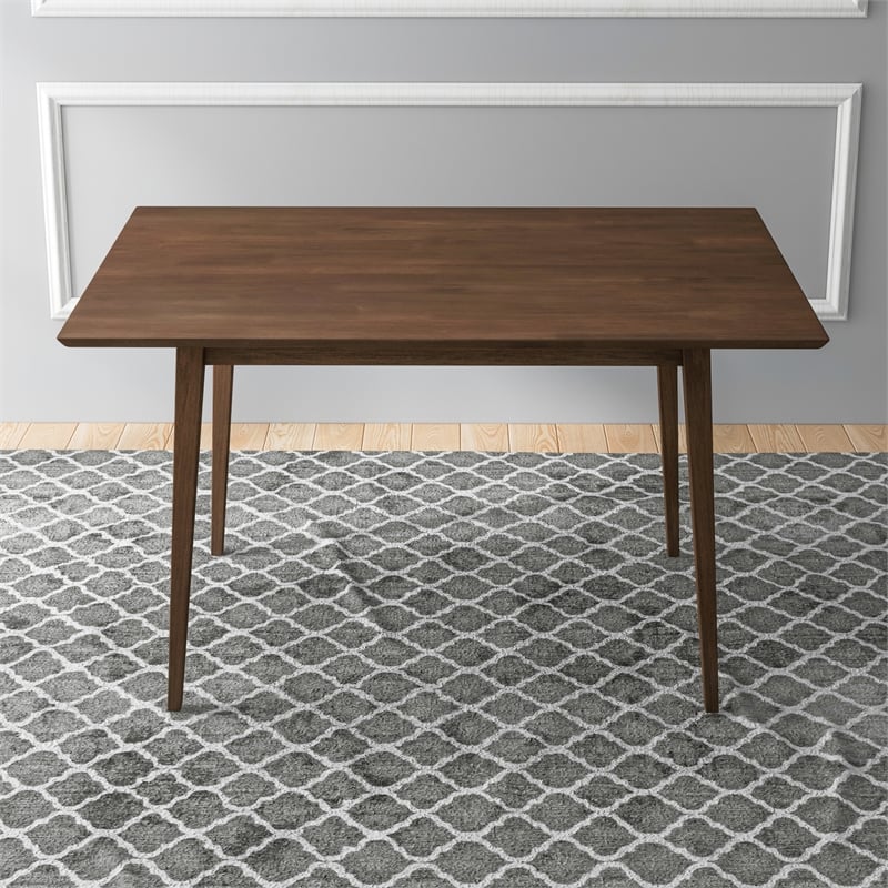 Imani Mid Century Modern Style Solid Wood Walnut 47