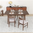 Imani Mid Century Modern Style Solid Wood Walnut 47