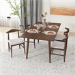 Imani Mid Century Modern Style Solid Wood Walnut 47