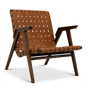 kalvez mid-century modern tight back  lounge chair