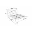 Alice Mid Century Modern Green Velvet Upholstered Queen Platform Bed