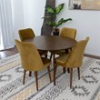 Antonio Mid Century Modern 5 Piece Dining Room Set