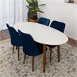 Reegan Mid Century Modern 5 Piece Dining Room Set