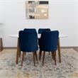 Reegan Mid Century Modern 5 Piece Dining Room Set