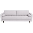 Dexter Mid Century Modern Furniture Style Beige Fabric Living Room Couch