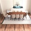 Addison 9-Piece Modern Solid Wood Walnut Dining Room Table and Chair Set