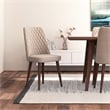 Addison 9-Piece Modern Solid Wood Walnut Dining Room Table and Chair Set