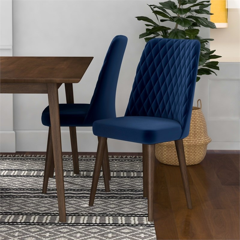 Austin Mid Century Modern Solid Wood 5 Piece Furniture Set