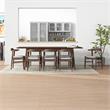 Avondale 9-Piece Modern Solid Wood Walnut Kitchen&Dining Room Table and Chairs
