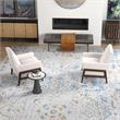 Sophia Mid-Century Modern Living Room Cream Linen Accent Armchair Set of 2