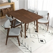 Ressam Modern Solid Wood Walnut Dining Room & Kitchen Furniture Set