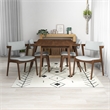 Ressam Modern Solid Wood Walnut Dining Room & Kitchen Furniture Set