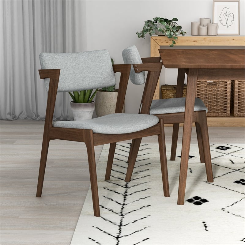Ressam Modern Solid Wood Walnut Dining Room & Kitchen Furniture Set