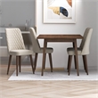 Alpen Mid Century Modern Kitchen Table and Chairs for 4