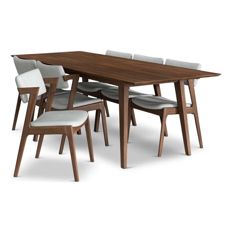 Adrianne Mid Century Modern Solid Wood Kitchen & Dining Room Sets 7