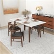 Dartmouth Modern Kitchen & Dining Room Solid Wood 5 Piece Furniture Set