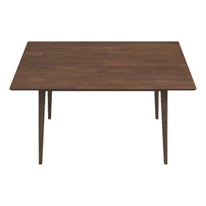 Verona Modern Style Solid Wood Walnut Rectangular Kitchen&Dining Room Table