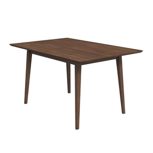 avenne modern style solid wood walnut rectangular kitchen&dining room table